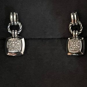 DAVID YURMAN Petite Albion® Drop Earrings with Pavé Diamonds